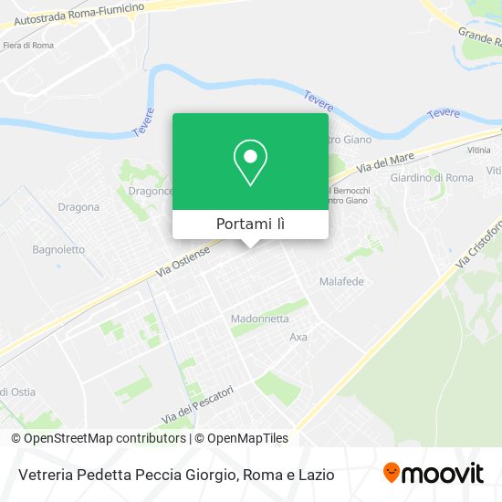 Mappa Vetreria Pedetta Peccia Giorgio