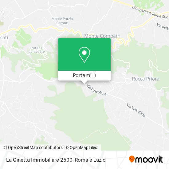 Mappa La Ginetta Immobiliare 2500