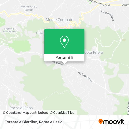 Mappa Foresta e Giardino