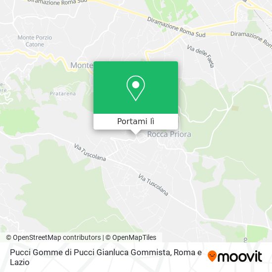 Mappa Pucci Gomme di Pucci Gianluca Gommista