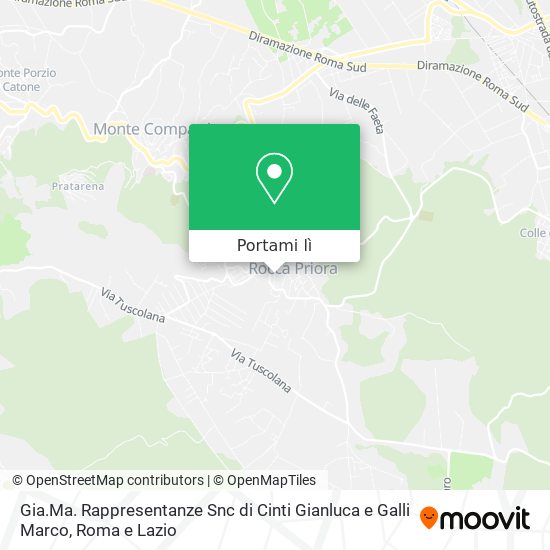 Mappa Gia.Ma. Rappresentanze Snc di Cinti Gianluca e Galli Marco