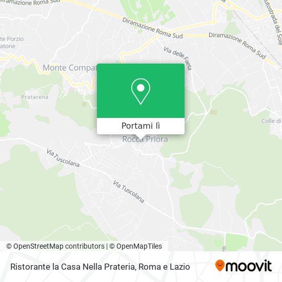 Mappa Ristorante la Casa Nella Prateria