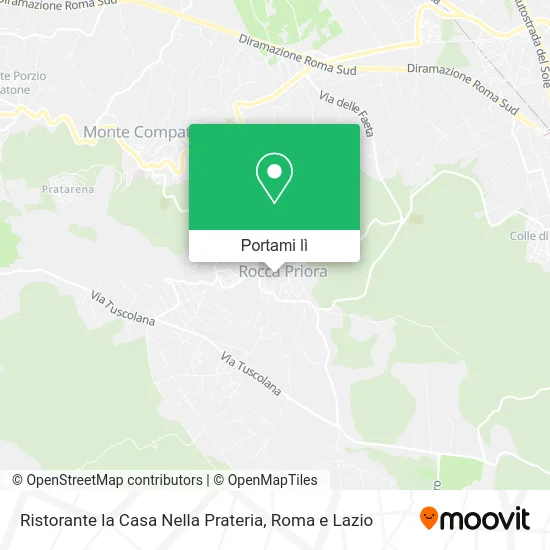 Mappa Ristorante la Casa Nella Prateria