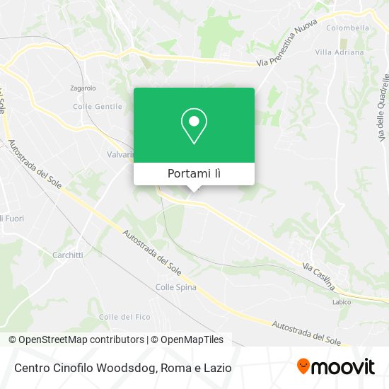 Mappa Centro Cinofilo Woodsdog