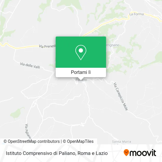 Mappa Istituto Comprensivo di Paliano