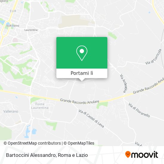 Mappa Bartoccini Alessandro