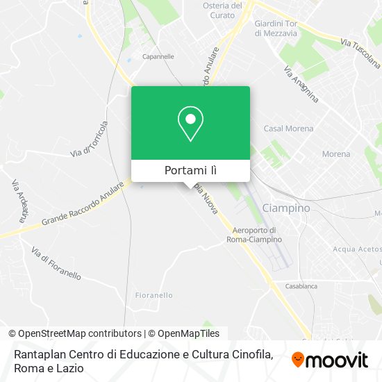 Mappa Rantaplan Centro di Educazione e Cultura Cinofila