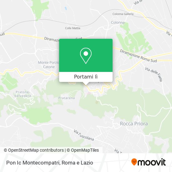 Mappa Pon Ic Montecompatri