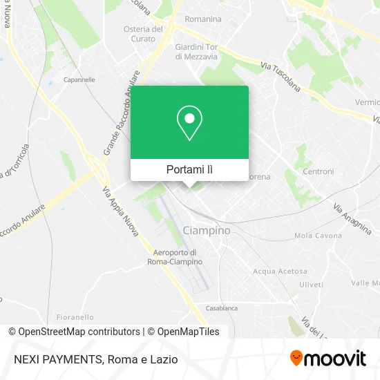 Mappa NEXI PAYMENTS