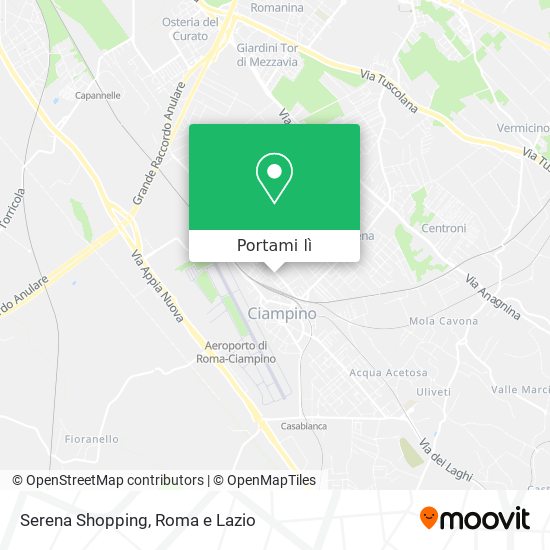 Mappa Serena Shopping