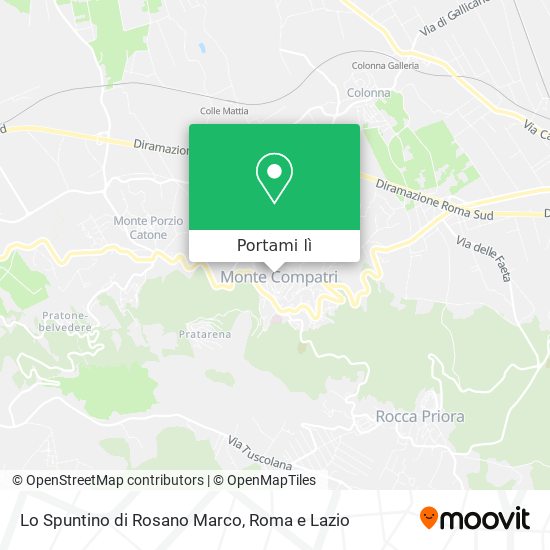 Mappa Lo Spuntino di Rosano Marco