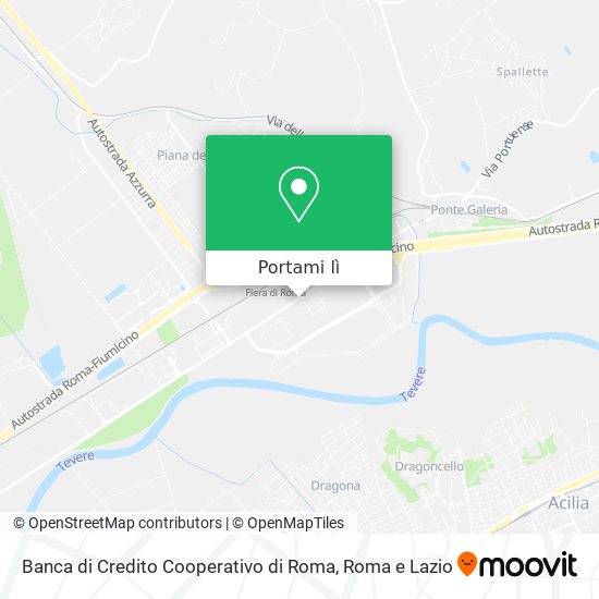 Mappa Banca di Credito Cooperativo di Roma