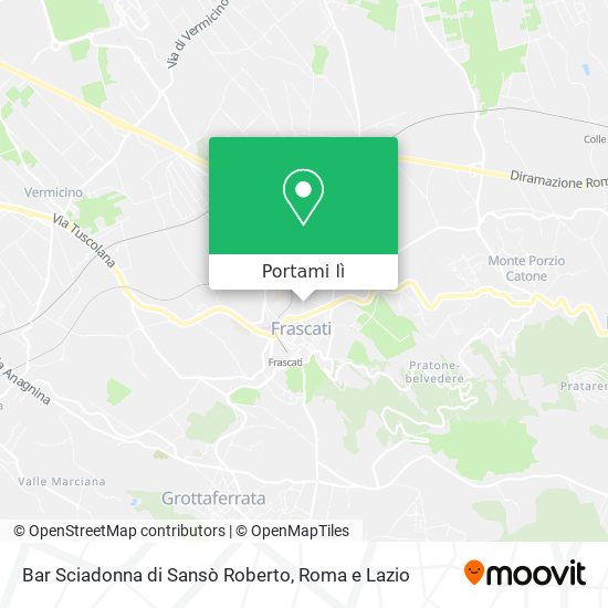 Mappa Bar Sciadonna di Sansò Roberto