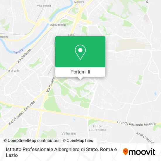 Mappa Istituto Professionale Alberghiero di Stato