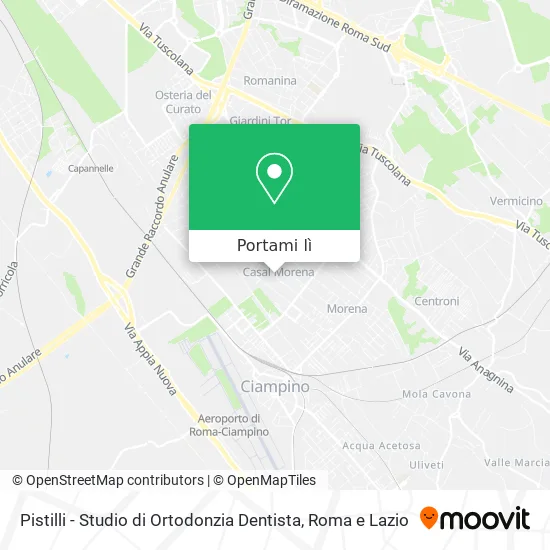 Mappa Pistilli - Studio di Ortodonzia Dentista