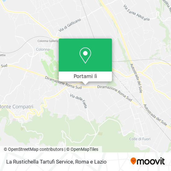 Mappa La Rustichella Tartufi Service