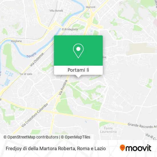 Mappa Fredjoy di della Martora Roberta