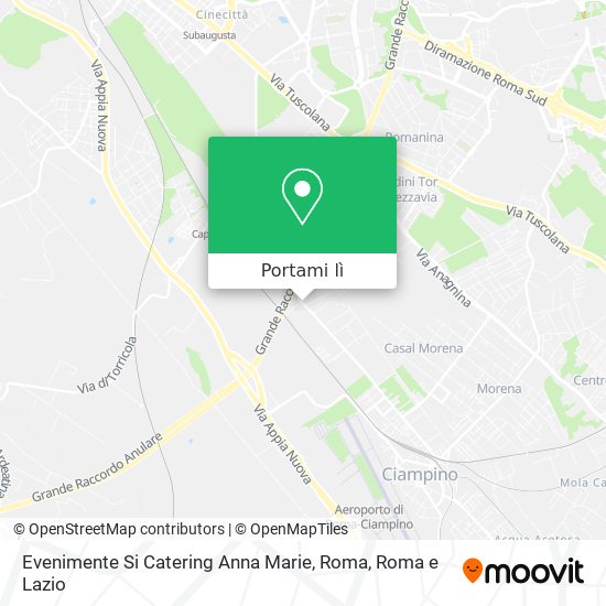 Mappa Evenimente Si Catering Anna Marie, Roma