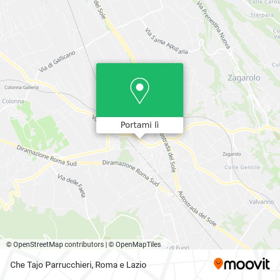 Mappa Che Tajo Parrucchieri
