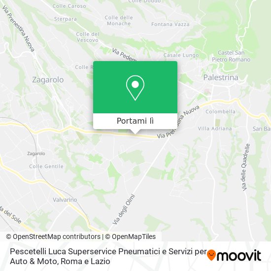 Mappa Pescetelli Luca Superservice Pneumatici e Servizi per Auto & Moto