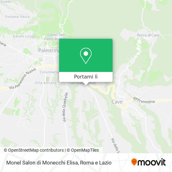 Mappa Monel Salon di Monecchi Elisa