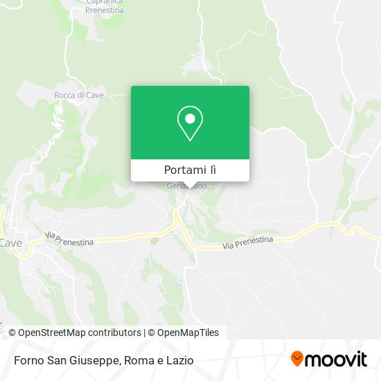 Mappa Forno San Giuseppe