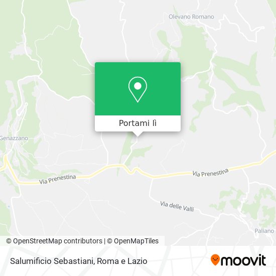 Mappa Salumificio Sebastiani