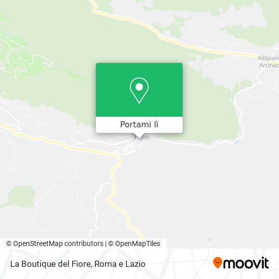 Mappa La Boutique del Fiore