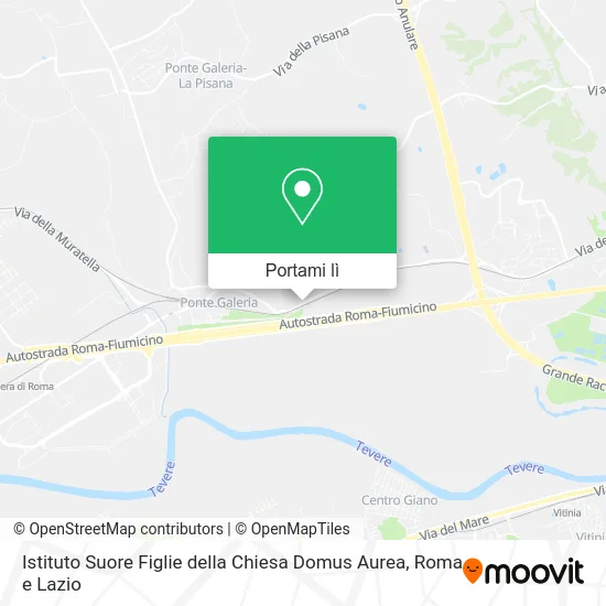 Mappa Istituto Suore Figlie della Chiesa Domus Aurea