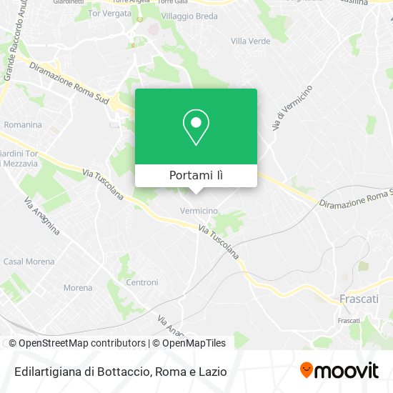 Mappa Edilartigiana di Bottaccio