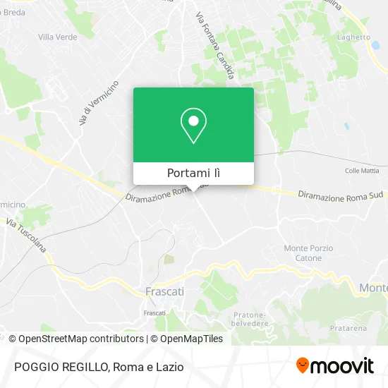 Mappa POGGIO REGILLO