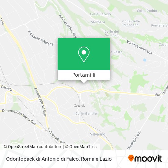 Mappa Odontopack di Antonio di Falco