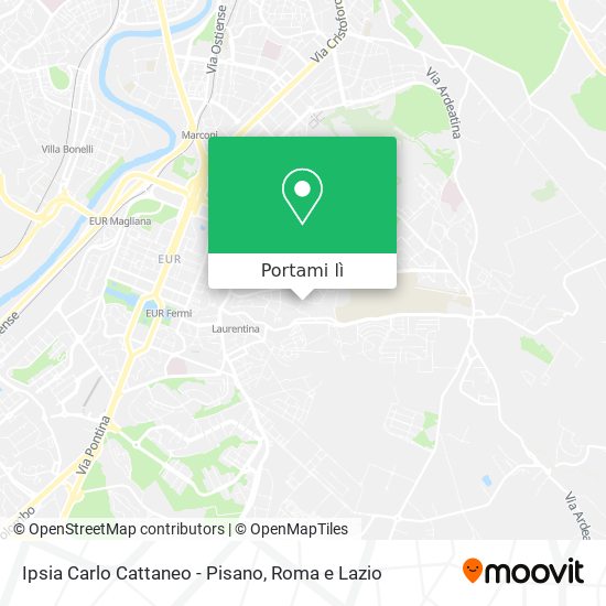 Mappa Ipsia Carlo Cattaneo - Pisano