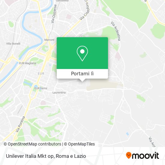 Mappa Unilever Italia Mkt op
