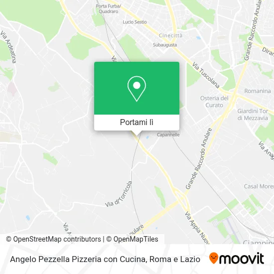 Mappa Angelo Pezzella Pizzeria con Cucina