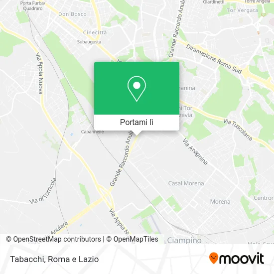 Mappa Tabacchi