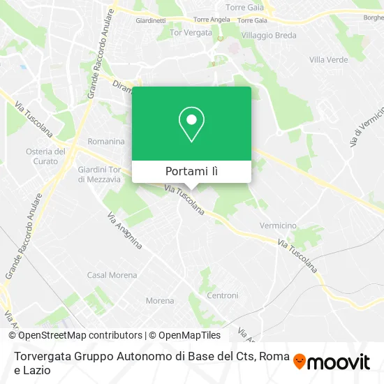Mappa Torvergata Gruppo Autonomo di Base del Cts