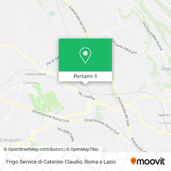 Mappa Frigo Service di Caterino Claudio