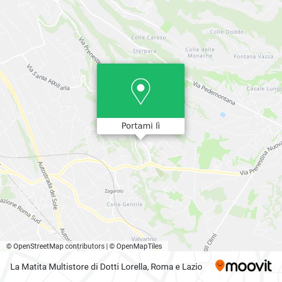 Mappa La Matita Multistore di Dotti Lorella