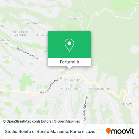 Mappa Studio Bonito di Bonito Massimo