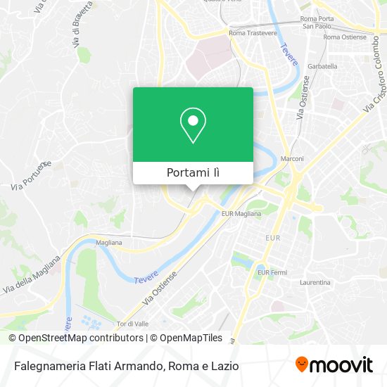 Mappa Falegnameria Flati Armando