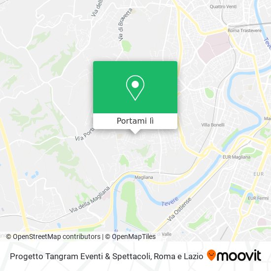 Mappa Progetto Tangram Eventi & Spettacoli