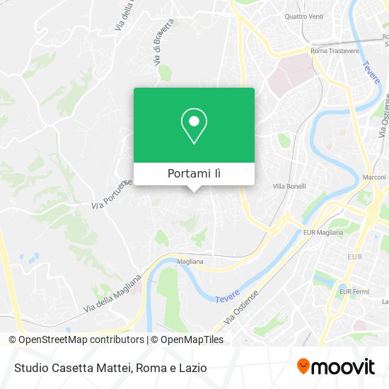 Mappa Studio Casetta Mattei