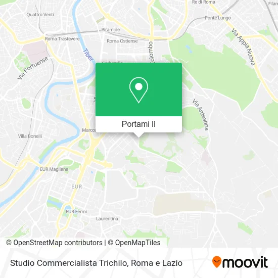 Mappa Studio Commercialista Trichilo