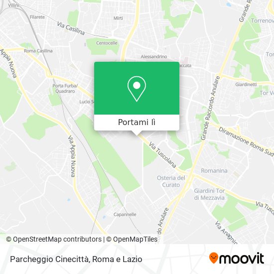 Mappa Parcheggio Cinecittà