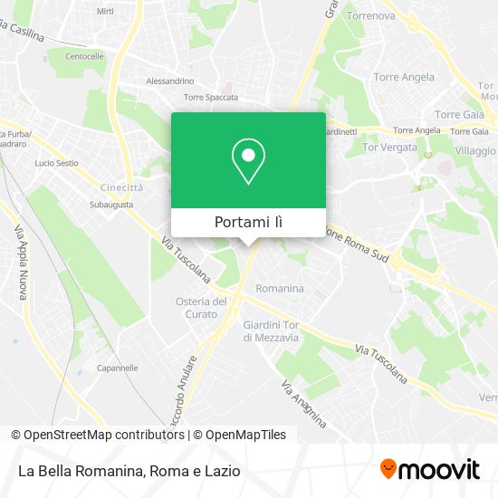 Mappa La Bella Romanina