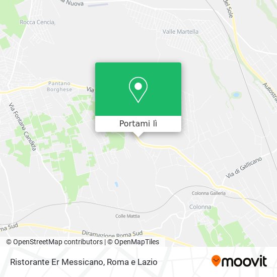Mappa Ristorante Er Messicano