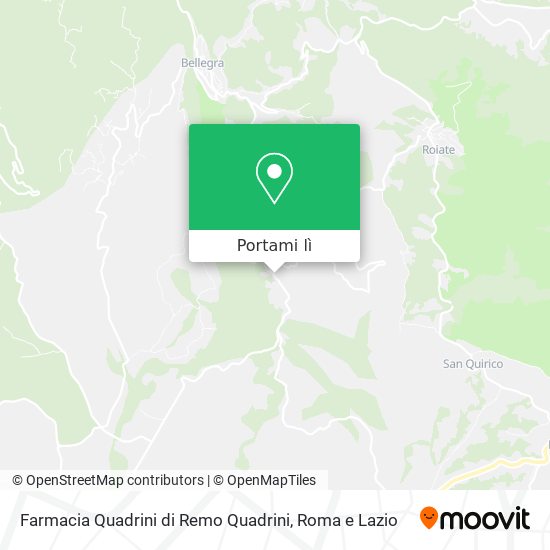 Mappa Farmacia Quadrini di Remo Quadrini