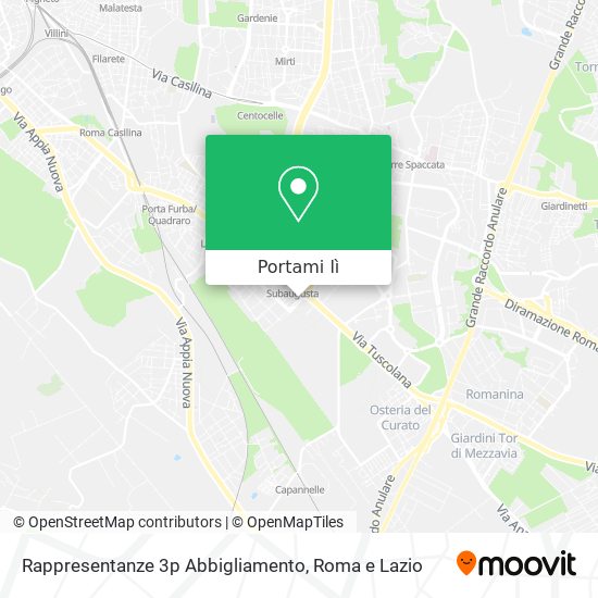 Mappa Rappresentanze 3p Abbigliamento