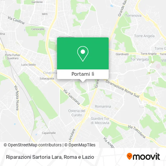 Mappa Riparazioni Sartoria Lara